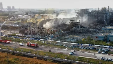 China chemical plant explosion, Shandong factory blast,