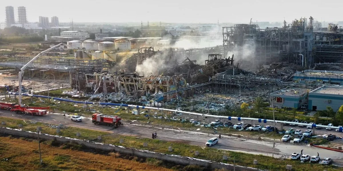China chemical plant explosion, Shandong factory blast,