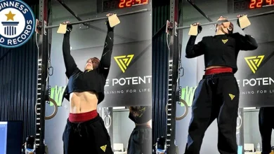 pull-up world record, Olivia Australia, women’s fitness achievement